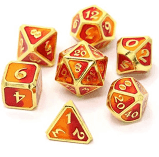 Die Hard: Spellbinder Phoenix Metal 16mm - Polyhedral Dice Set (7)