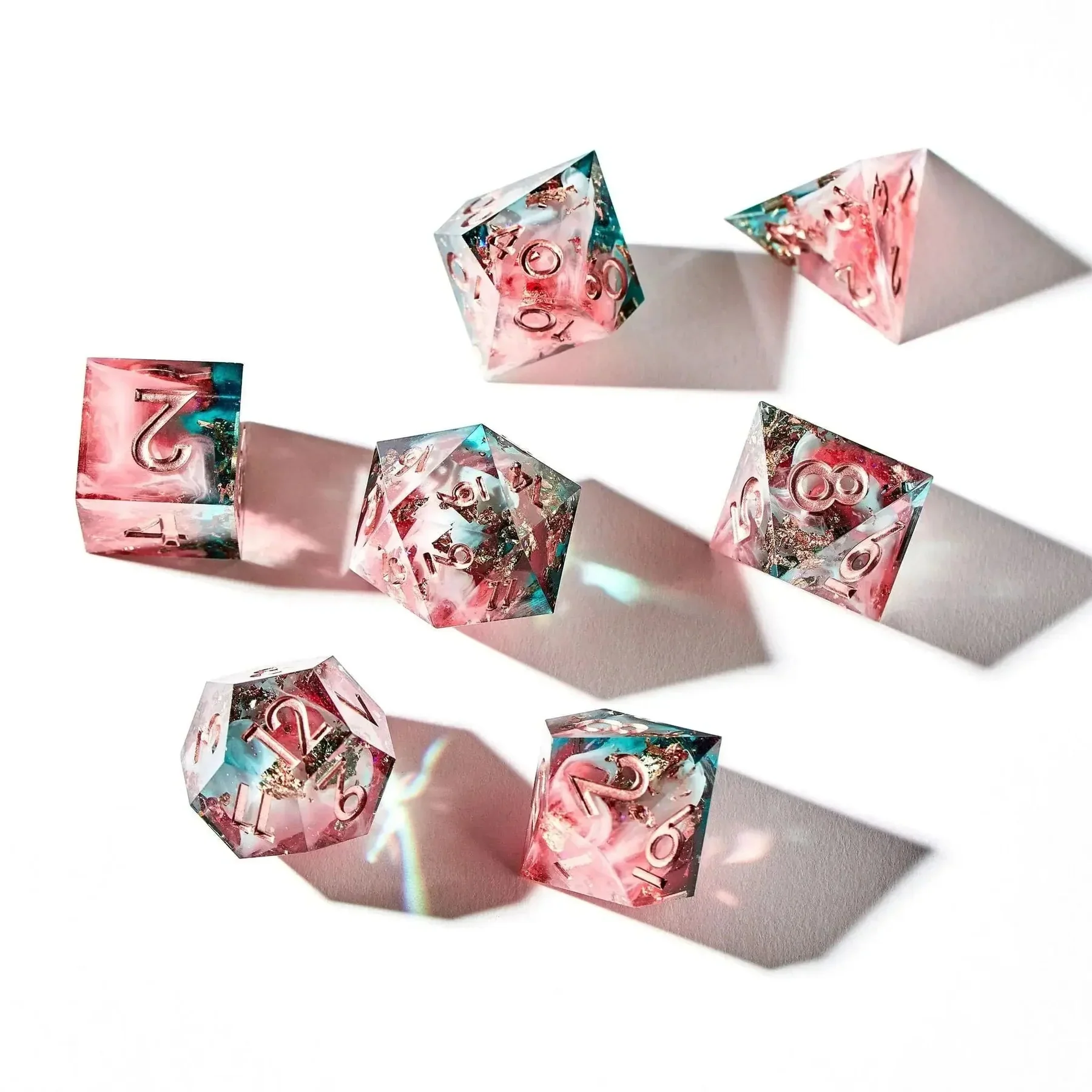 Dispel Dice: Nova Blossom 7-Piece Polyhedral Dice Set - Image 7