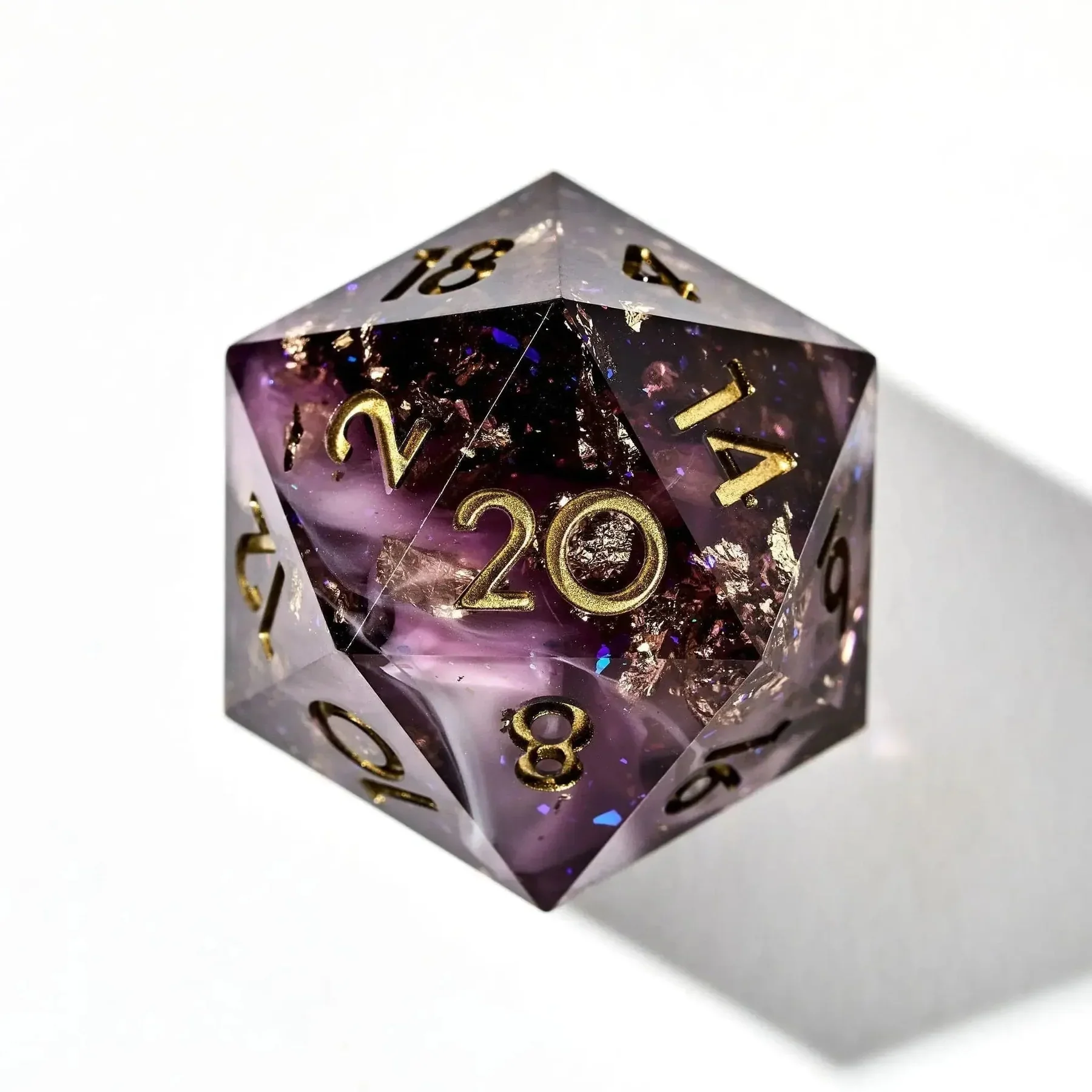 Dispel Dice: Orchid Dust 7-Piece Polyhedral Dice Set