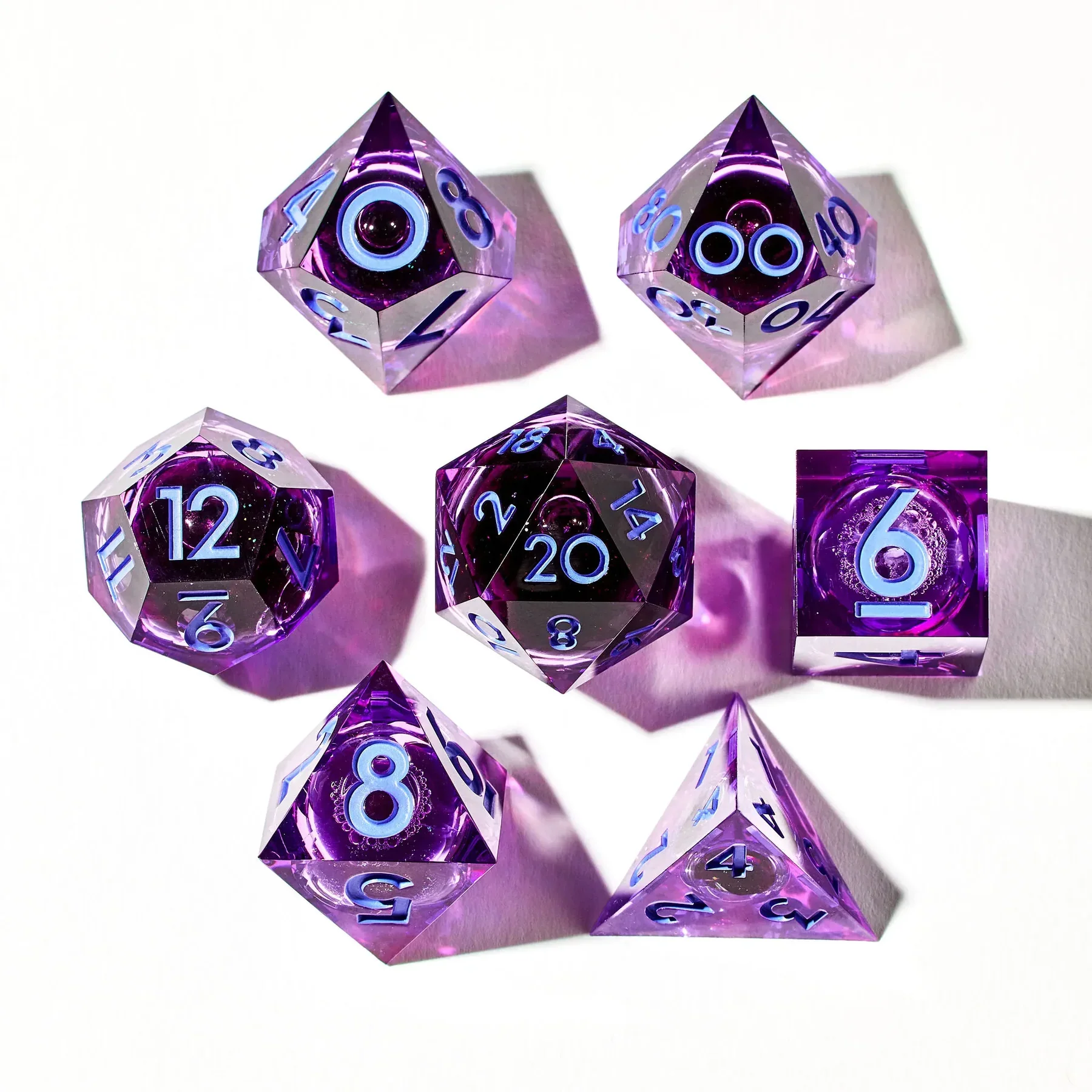 Dispel Dice: Questionable Potions 7-Piece Liquid Core Dice Set - Image 2