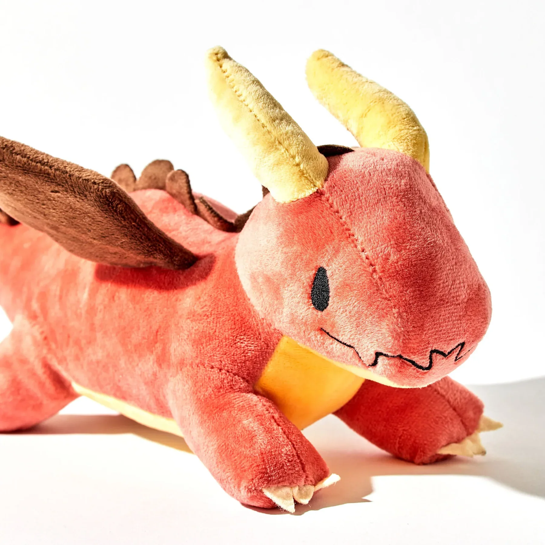 Dispel Dice: Red Dragon Plush Dog Toy with Squeaker - Image 2