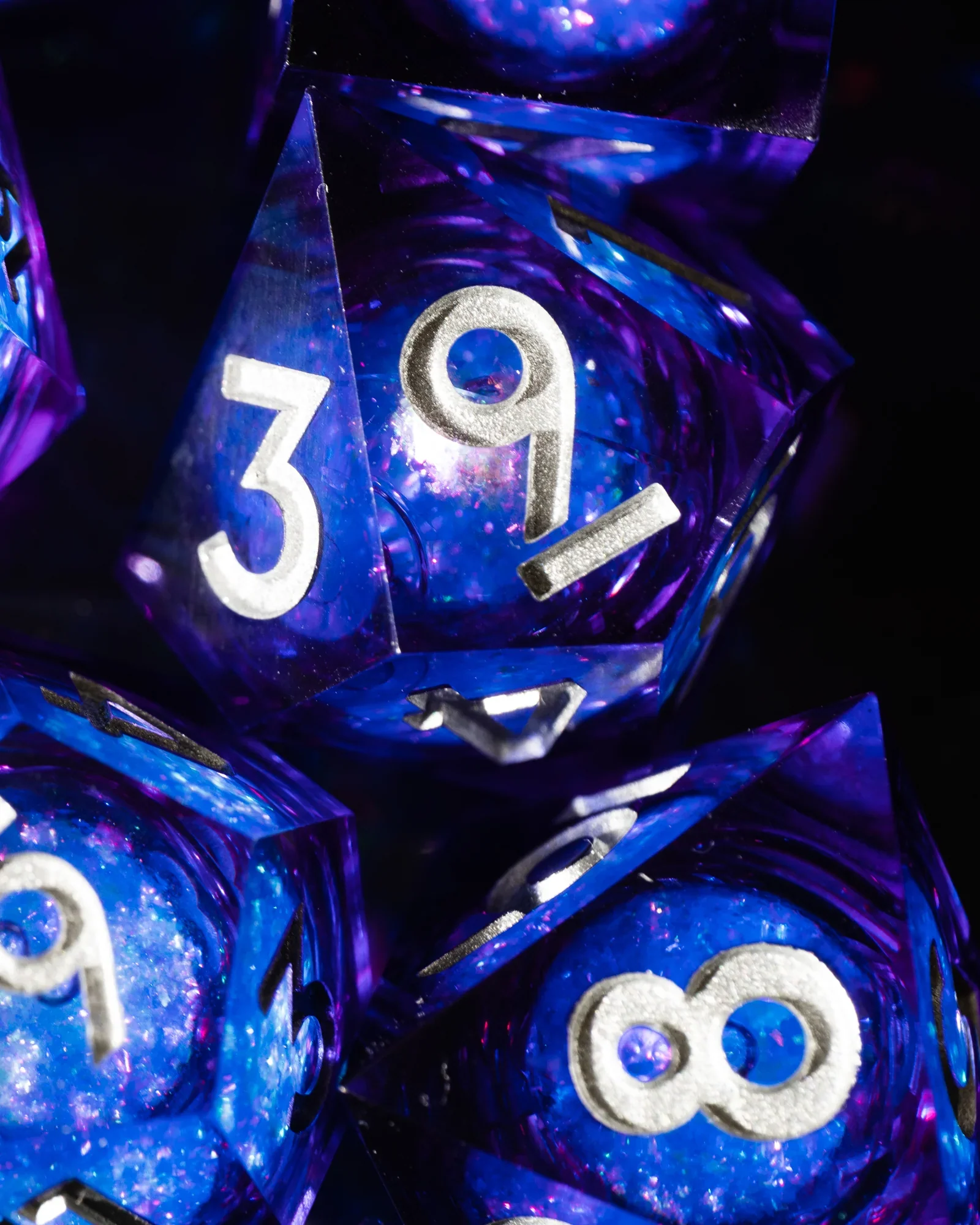 Dispel Dice: Trina's Lily 7-Piece Liquid Core Dice Set - Image 7