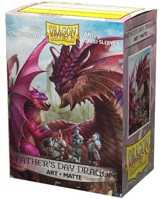Dragon Shield: Art Matte Deck Protector Sleeves - Standard Size 'Father's Day Dragon'