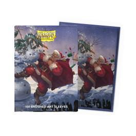Dragon Shield: Brushed Art Deck Protector Sleeves - 'Christmas Dragon 2025' (100)