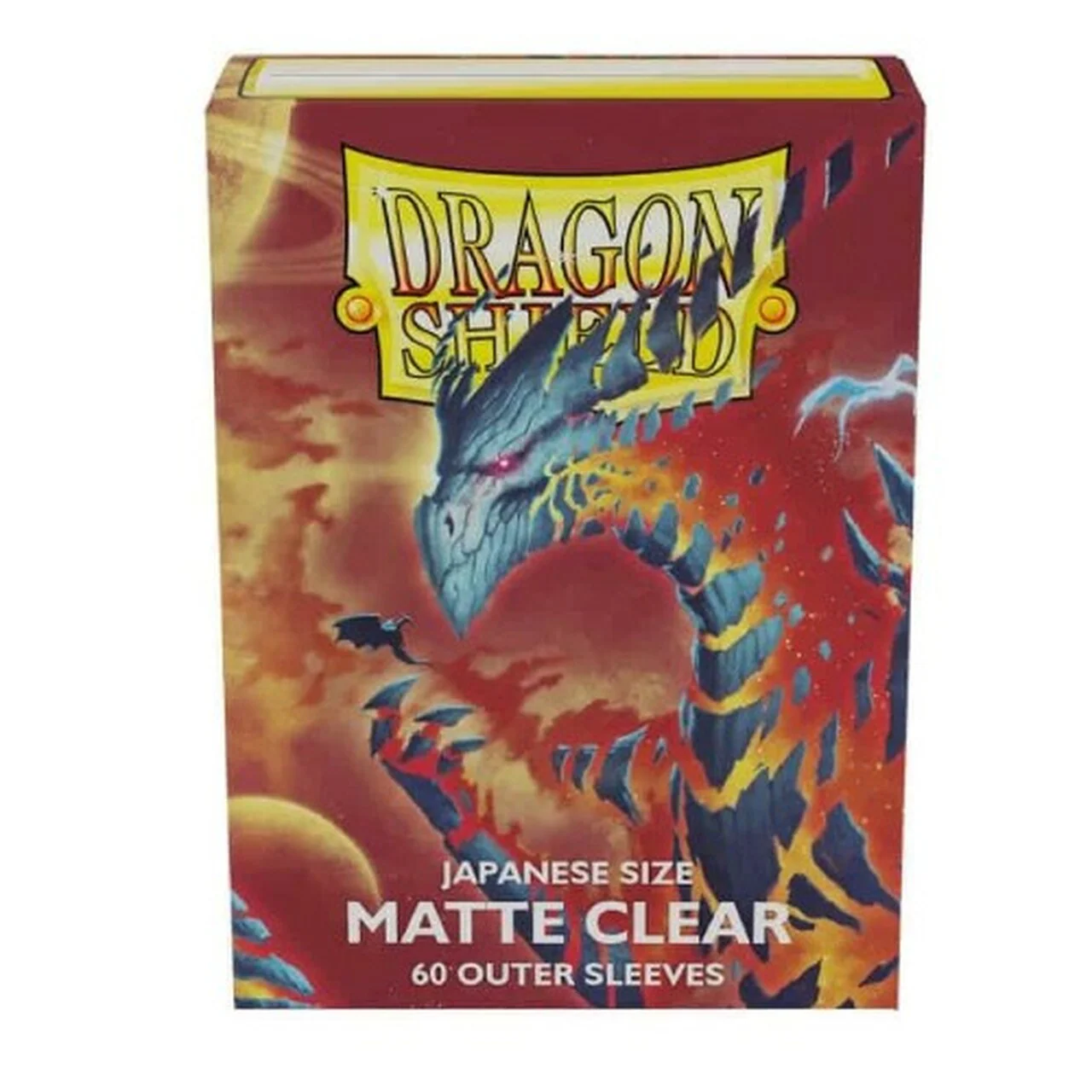 Dragon Shield: Deck Protector Outer Sleeves - Japanese Size Matte Clear (60)