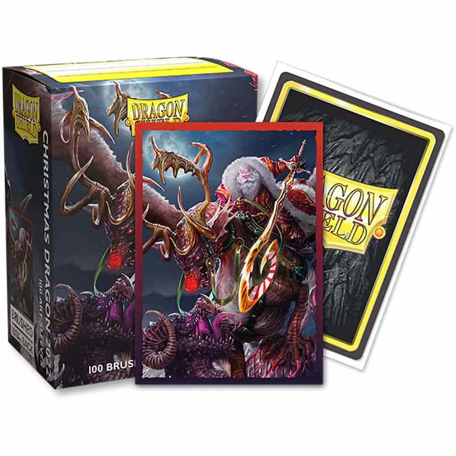 Dragon Shield:  Brushed Art Deck Protector Sleeves - Standard Size 'Christmas 2022' (100)