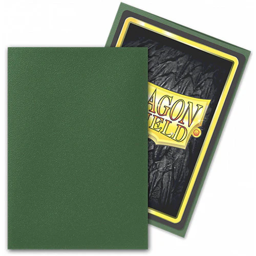 Dragon Shield: Deck Protector Sleeves - Japanese Size Matte Forest Green (60) - Image 2