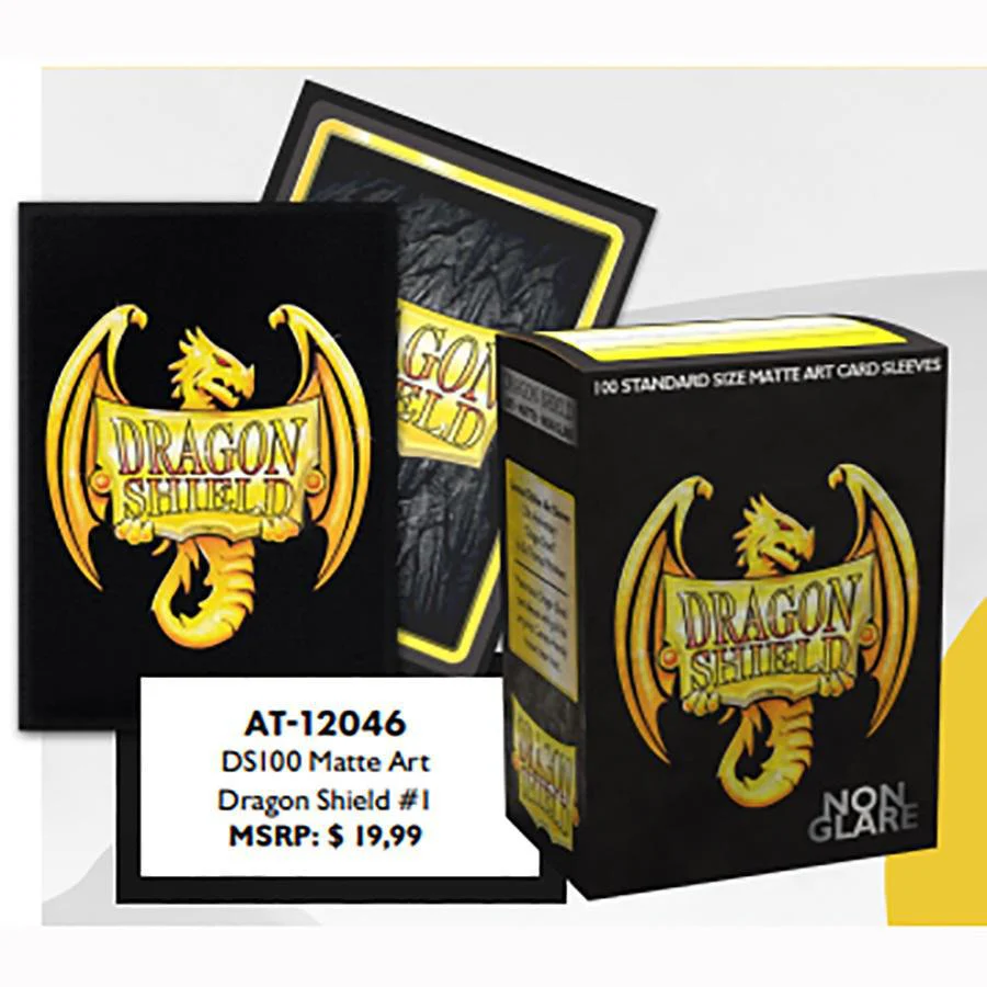 Dragon Shield: Deck Protector Sleeves - Standard Size Matte Non Glare Anniversary (100)