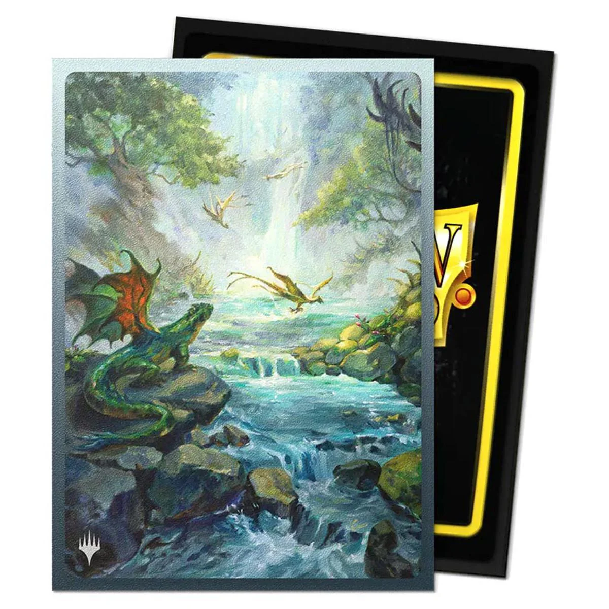 Dragon Shield: Dual Matte Art Deck Protector Sleeves - Landfall Series - Misty Rainforest (100CT) - Image 2