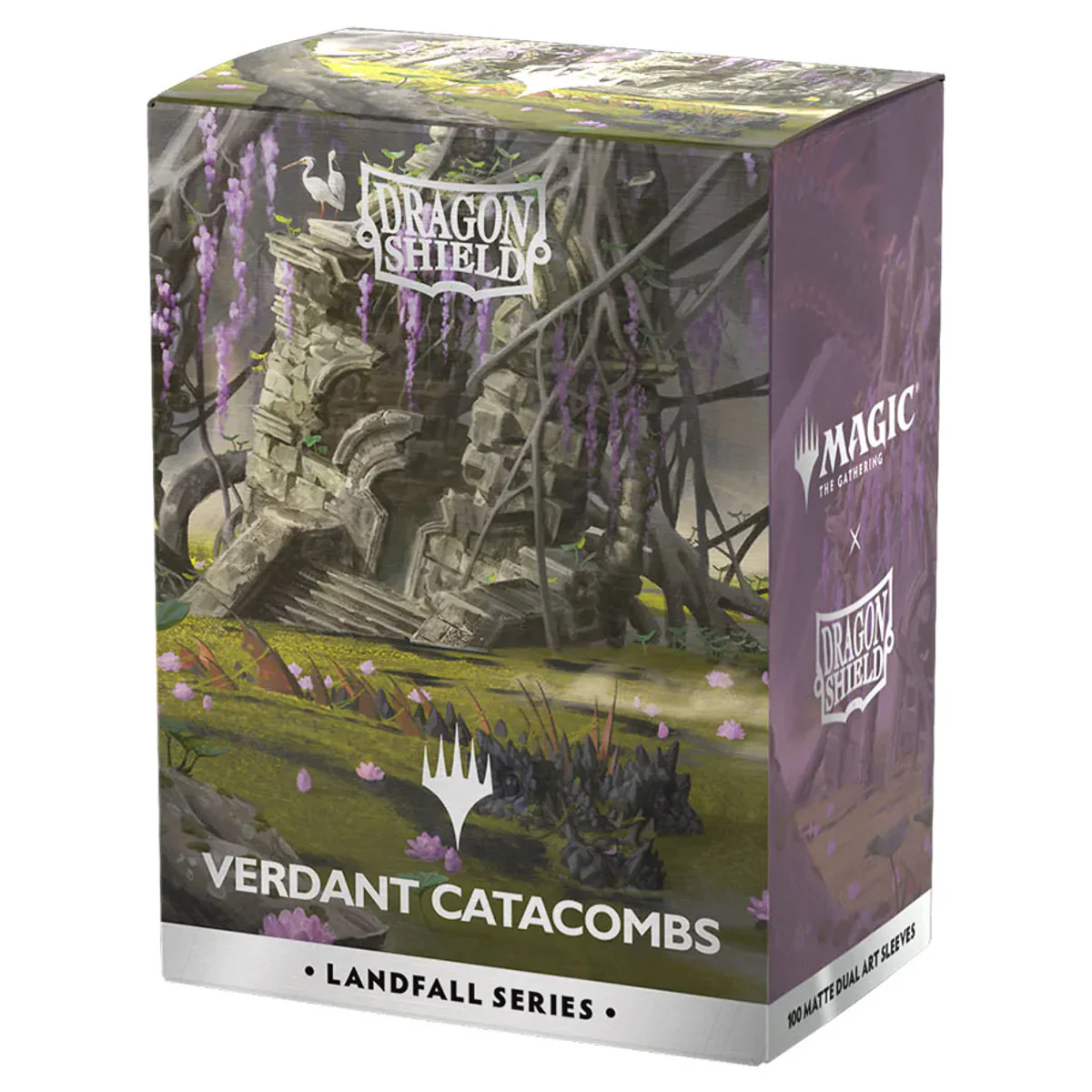 Dragon Shield: Dual Matte Art Deck Protector Sleeves - Landfall Series - Verdant Catacomb (100CT)
