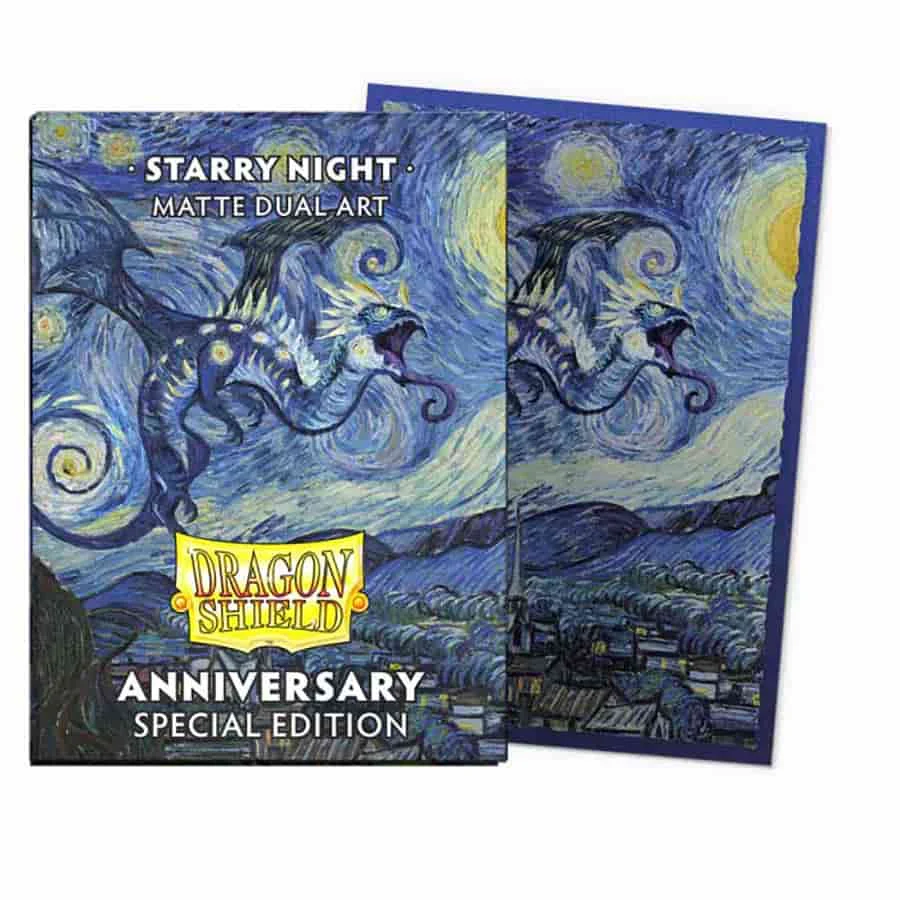 Dragon Shield: Dual Matte Sleeves - Anniversary Special Edition - 'Starry Night' (100ct)