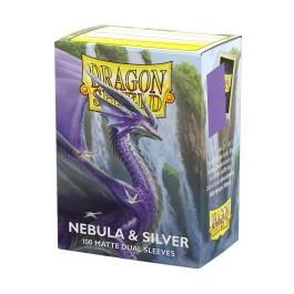 Dragon Shield: Dual Matte Sleeves - 'Nebula & Silver' (100)
