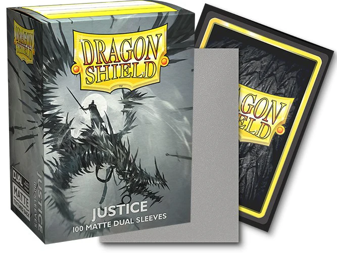 Dragon Shield: Dual Matte Sleeves - Standard Size 'Justice' (100)