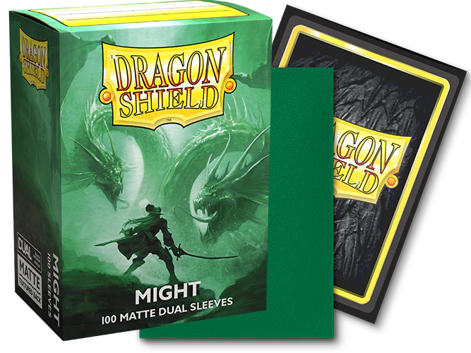 Dragon Shield: Dual Matte Sleeves - Standard Size 'Might' (100)