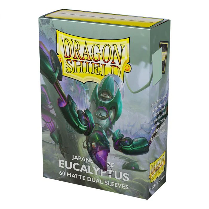 Dragon Shield: Dual Sleeves - Japanese Size 'Eucalyptus' (60)