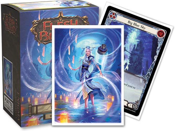 Dragon Shield: Matte Art Deck Protector Sleeves - Standard Size 'Flesh & Blood: Enigma w/ Promo'