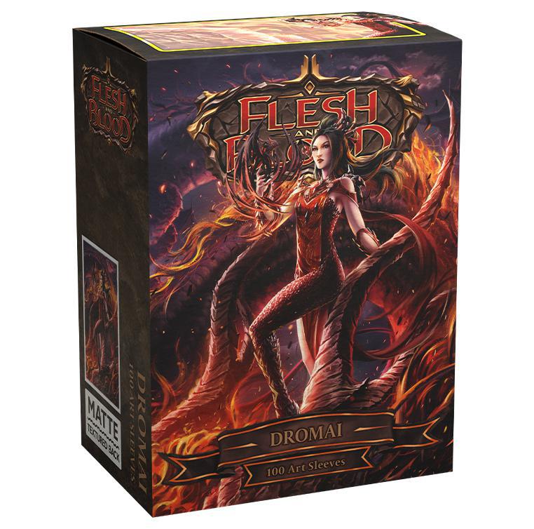 Dragon Shield: Matte Art Deck Protector Sleeves - Standard Size 'Flesh & Blood: Uprising - Dromai' (100)