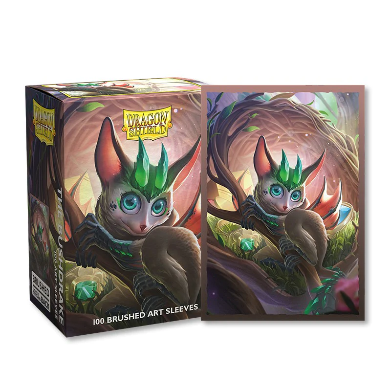 Dragon Shield: Standard Brushed Art Sleeves - Spirit Dragon - The Bushdrake (100)