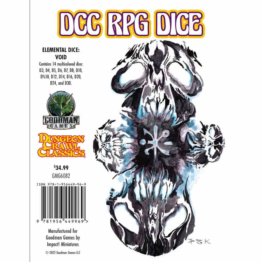 Dungeon Crawl Classics: DCC Dice: Elemental Dice - Void