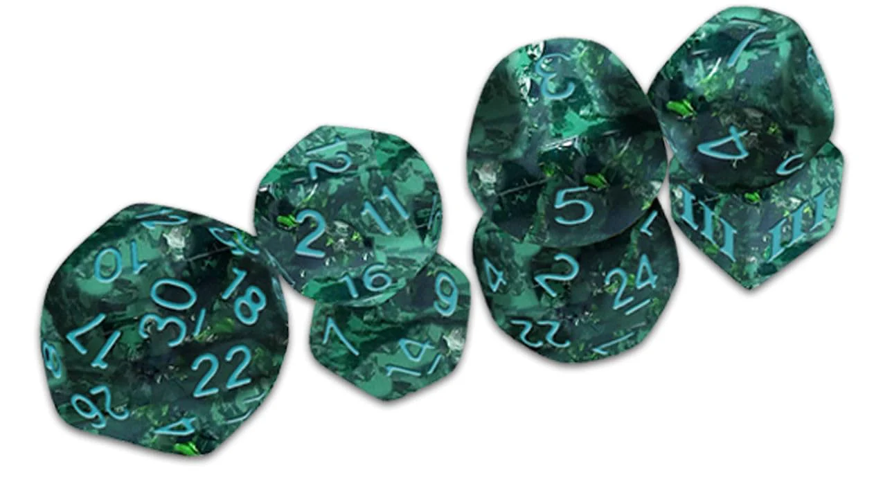 Dungeon Crawl Classics: DCC Dice: Verdigris Grecian Vase (7CT)