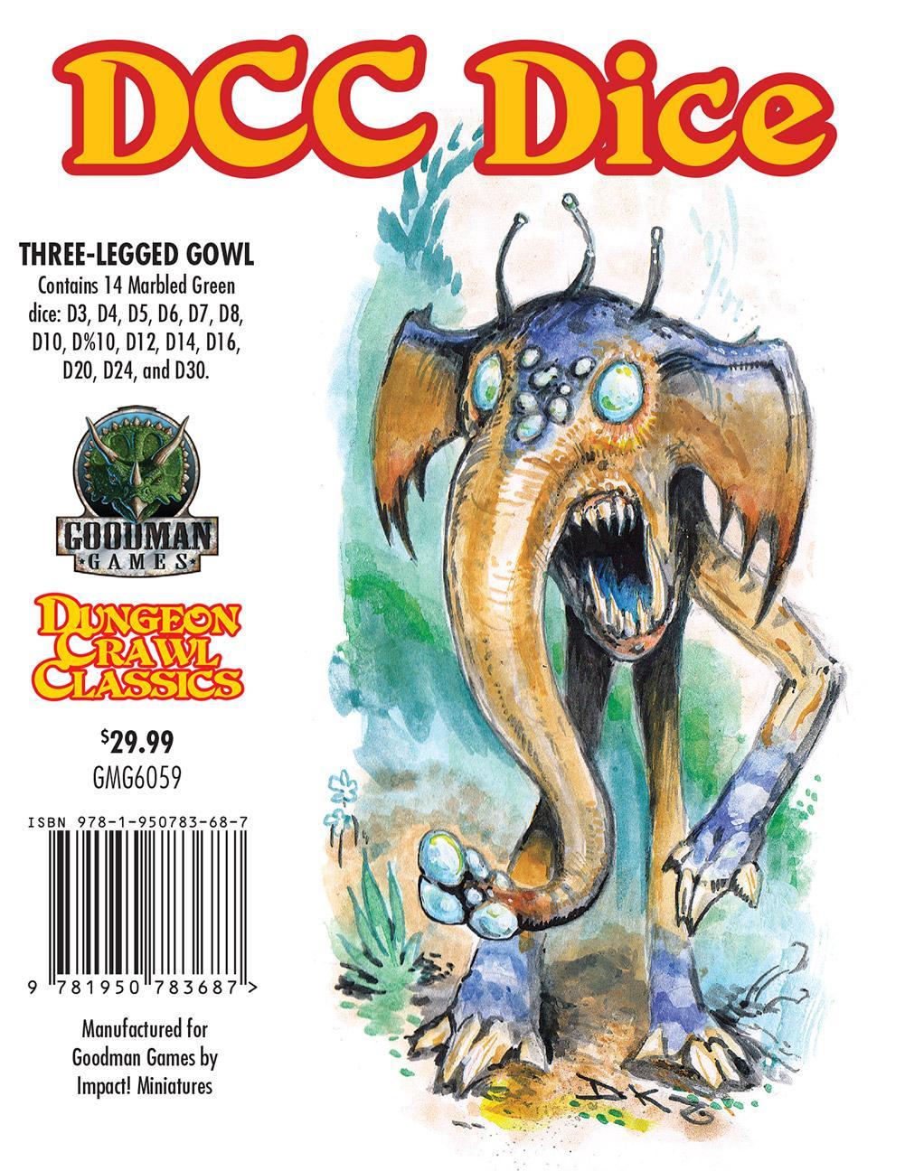Dungeon Crawl Classics RPG: Three-Legged Gowl Dice - Image 3