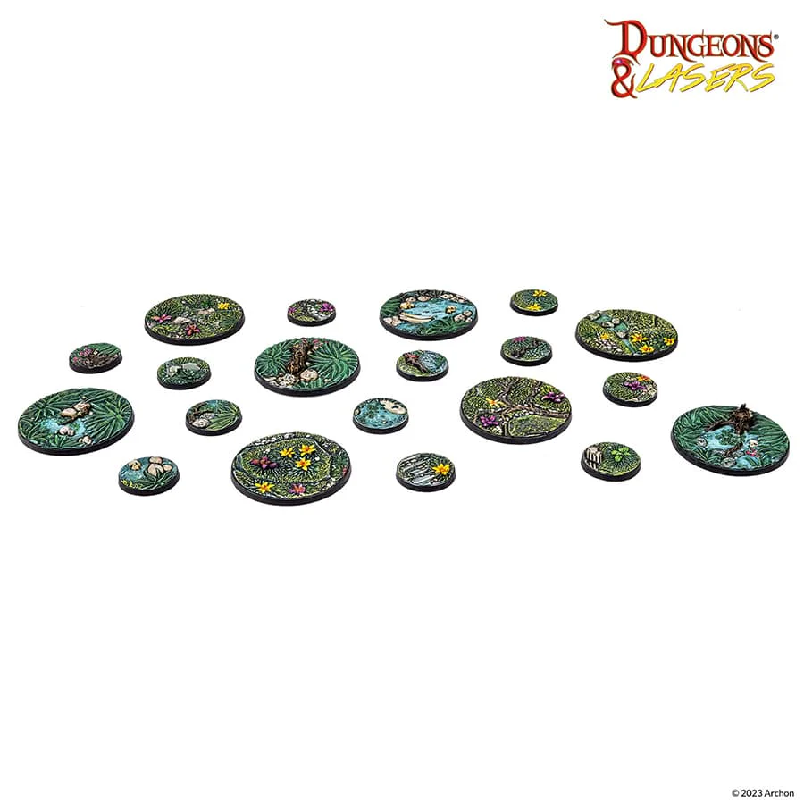 Dungeons and Lasers: Miniatures - Detailed Bases Pack - Image 2