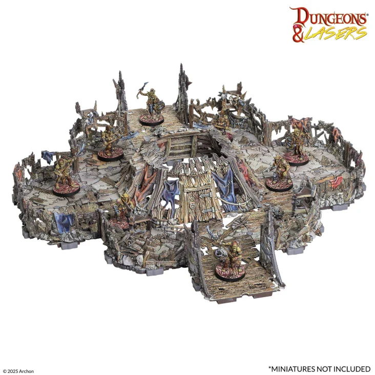 Dungeons and Lasers: PrismaCast Prepainted - Goblin Lair - Image 3