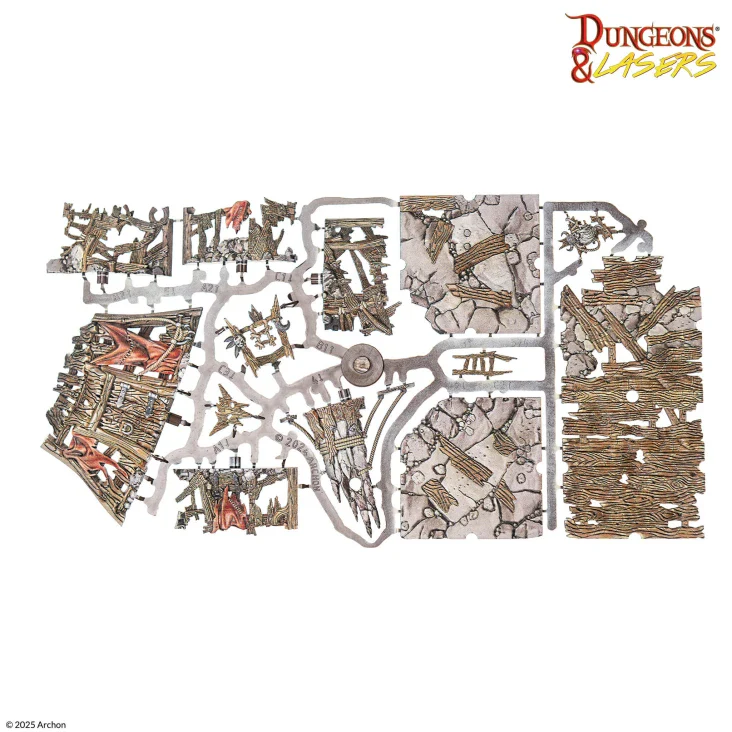 Dungeons and Lasers: PrismaCast Prepainted - Goblin Lair - Image 4
