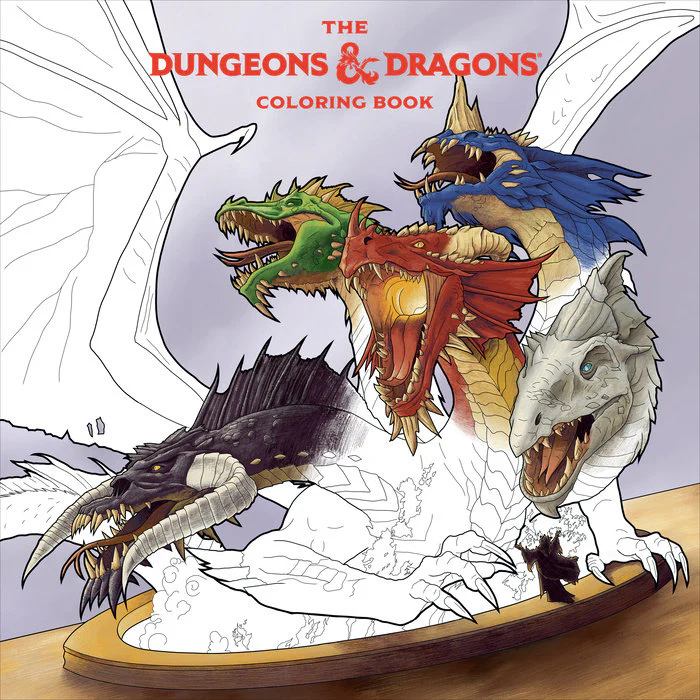 Dungeons & Dragons Coloring Book (Paperback)