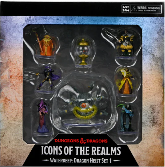 D&D Icons of the Realms:  Waterdeep Dragon Heist Box 1 - Premium Painted Miniature Set