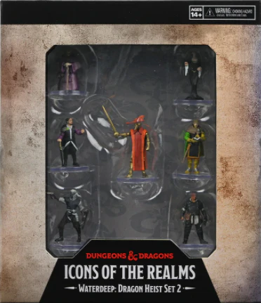 D&D Icons of the Realms: Waterdeep Dragon Heist Box 2 - Premium Painted Miniature Set