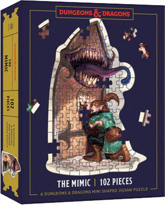 Dungeons & Dragons: Mini Shaped Jigsaw Puzzle - The Mimic Edition
