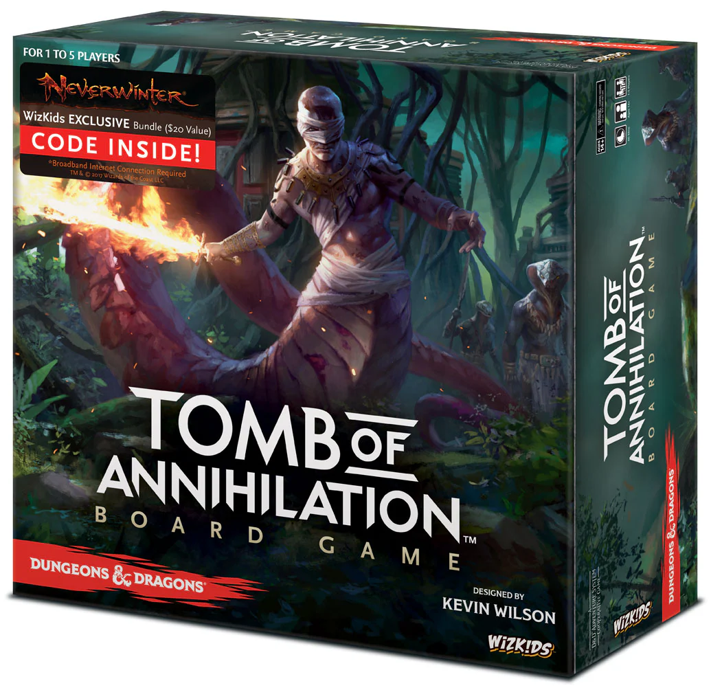 Dungeons & Dragons: Tomb of Annihilation Board Game - Standard Edition