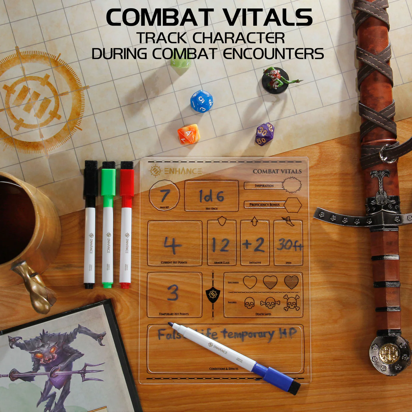 Enhance Gaming: RPG Acrylic Character Sheets - Image 3