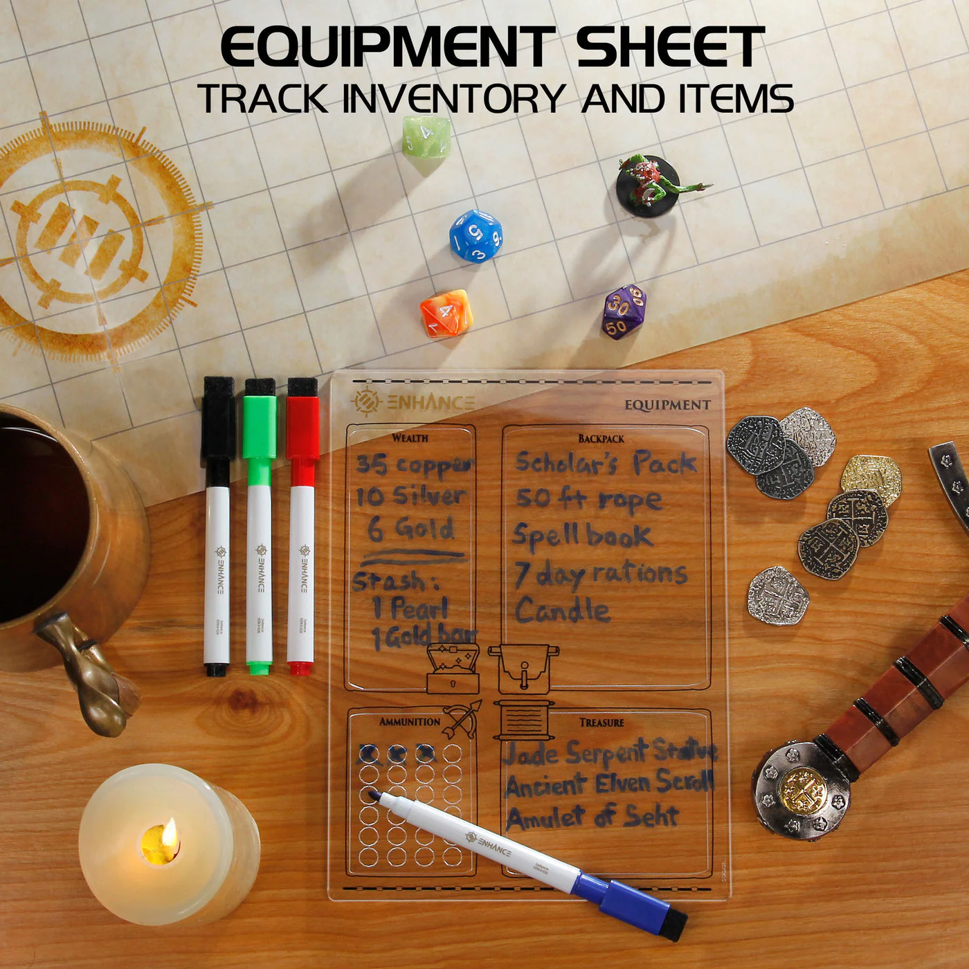 Enhance Gaming: RPG Acrylic Character Sheets - Image 4