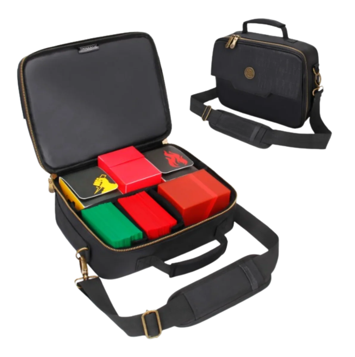 Enhance Gaming: TCG Trading Card Travel Case - Black