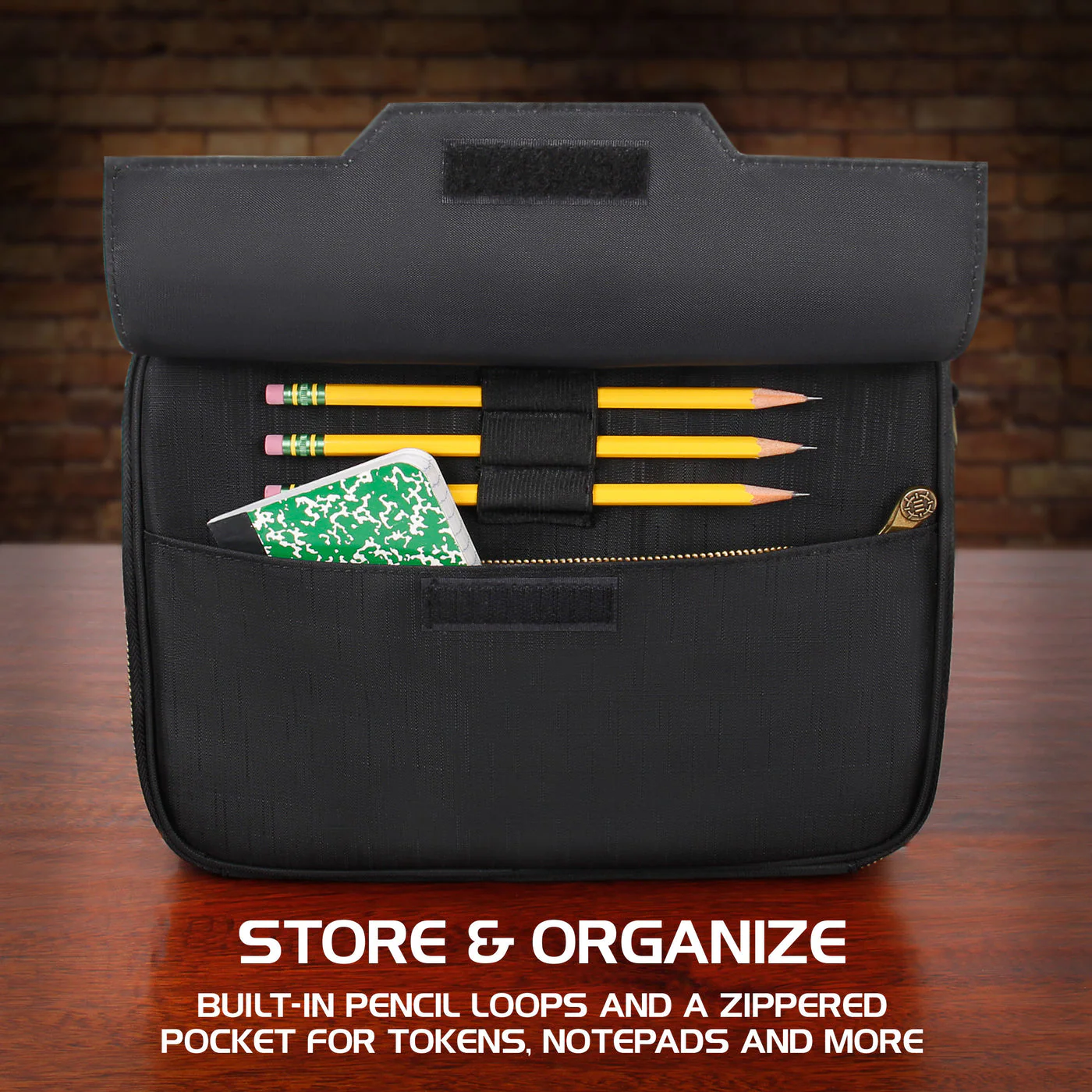 Enhance Gaming: TCG Trading Card Travel Case - Black - Image 6
