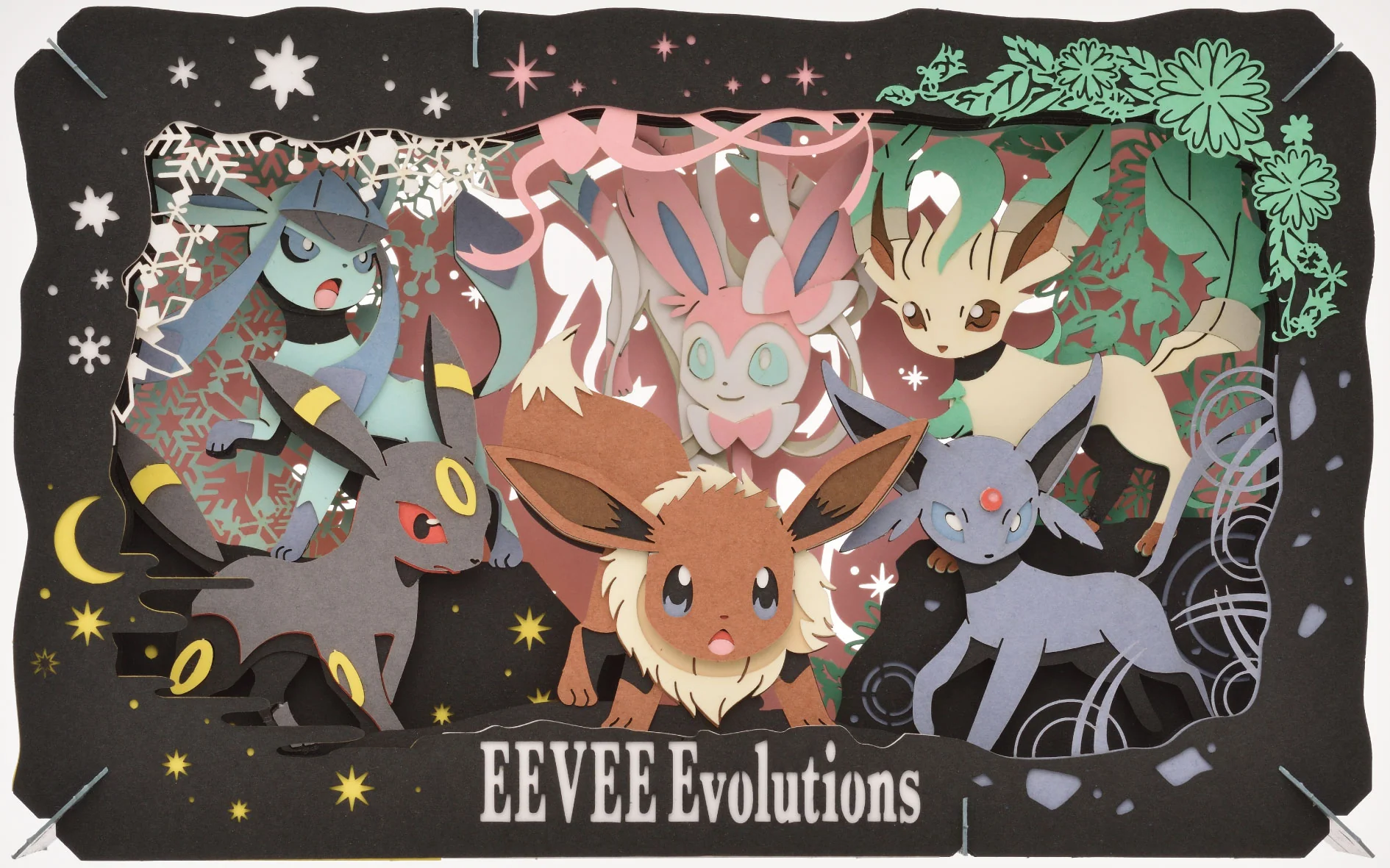 Ensky: Paper Theater - Pokemon - Eevee Evolutions