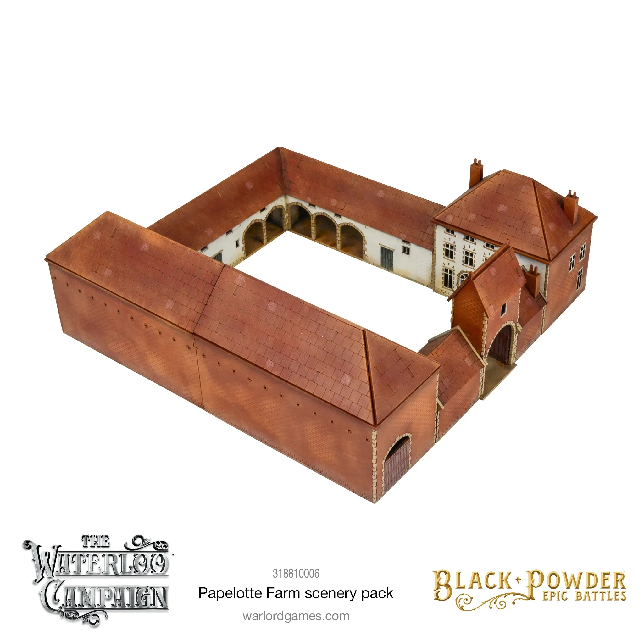Black Powder Epic Battles: Waterloo - Papelotte Farm Scenery Pack