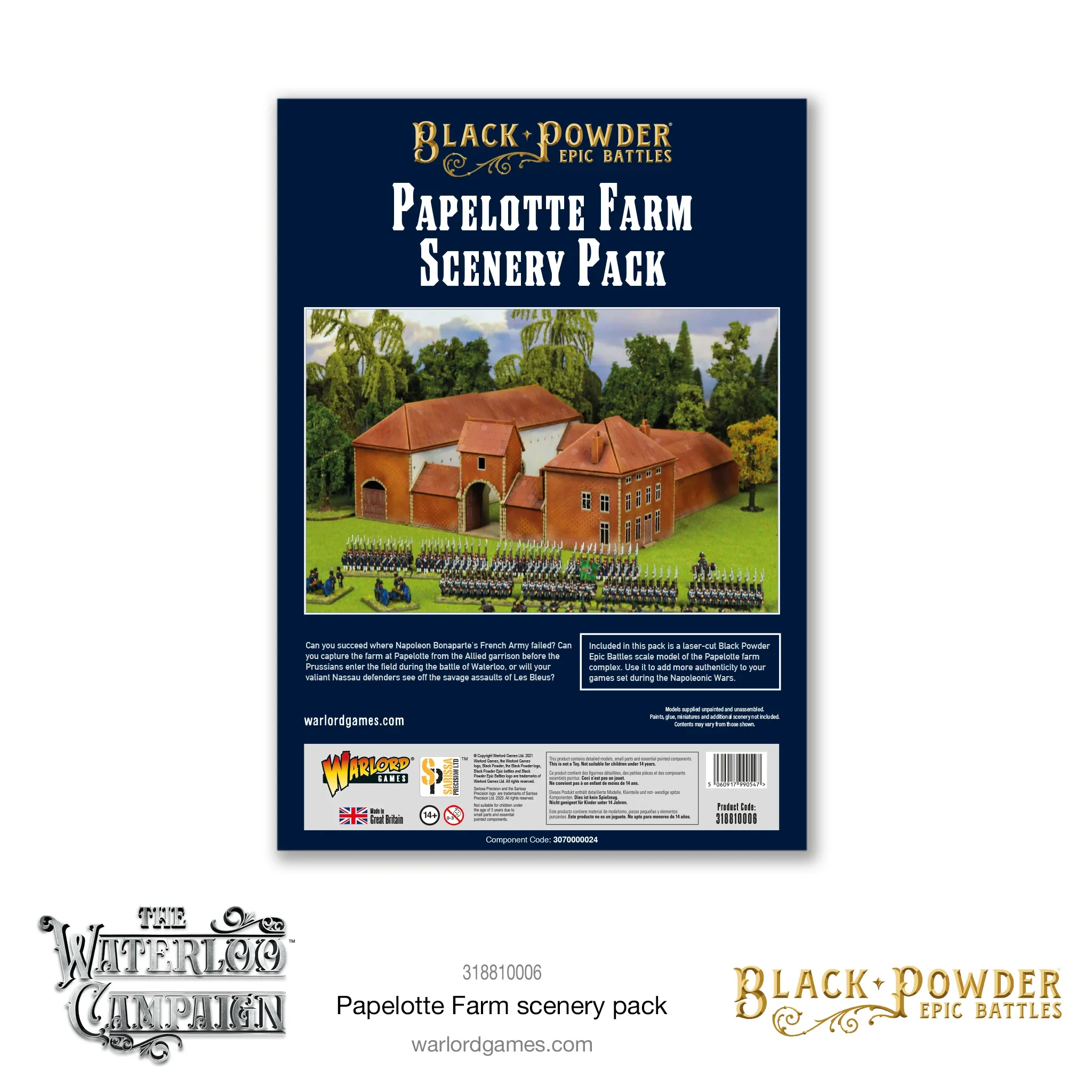 Black Powder Epic Battles: Waterloo - Papelotte Farm Scenery Pack - Image 5