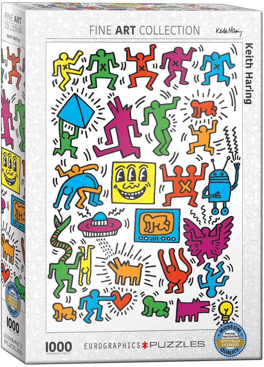 EuroGraphics: Collage by Keith Haring - 1000-Piece Puzzle