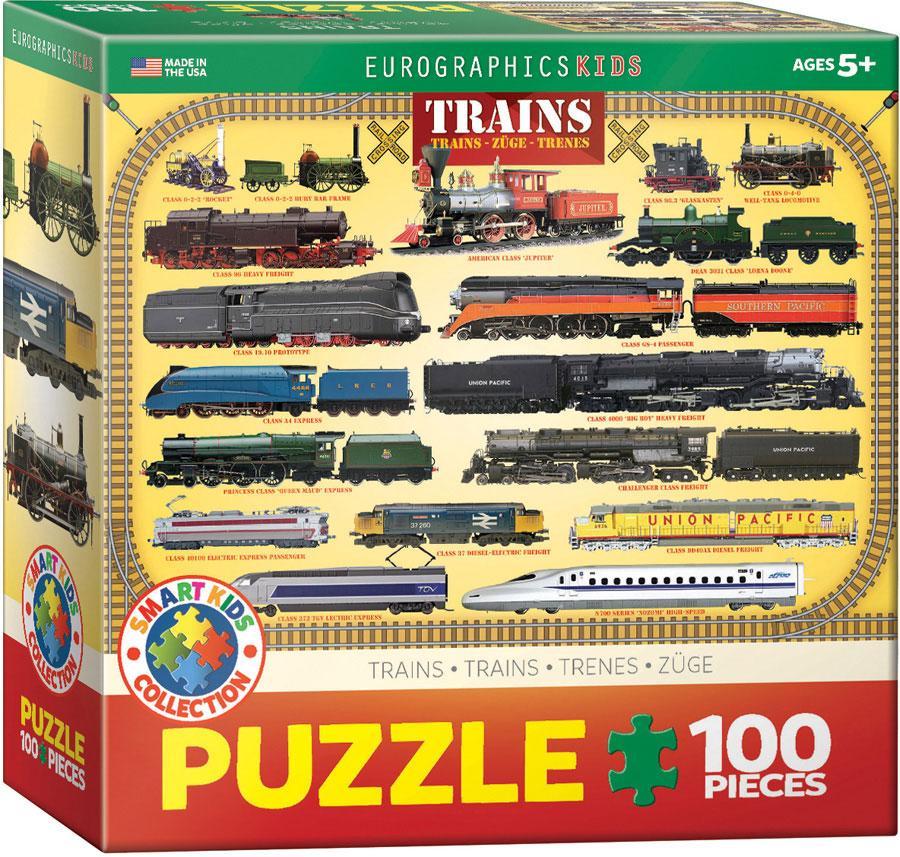 EuroGraphics: Trains - 100 Piece Puzzle