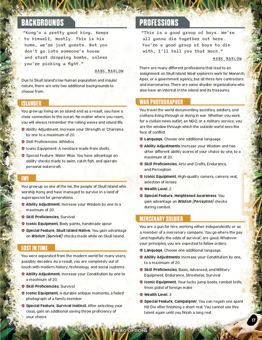 Everyday Heroes RPG: Cinematic Adventure - Kong Skull Island - Image 11