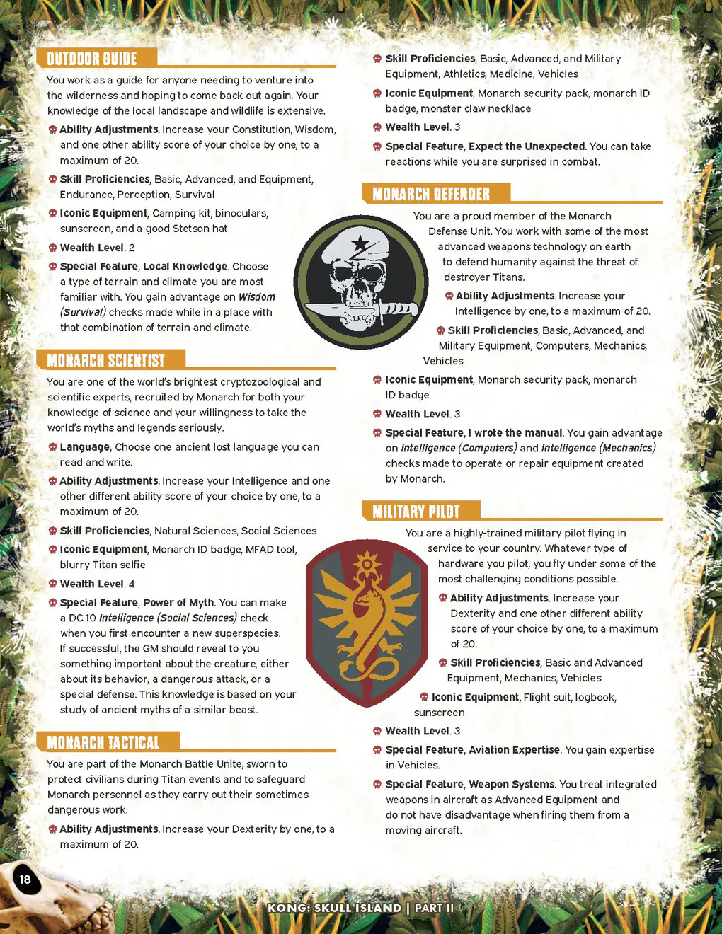 Everyday Heroes RPG: Cinematic Adventure - Kong Skull Island - Image 12