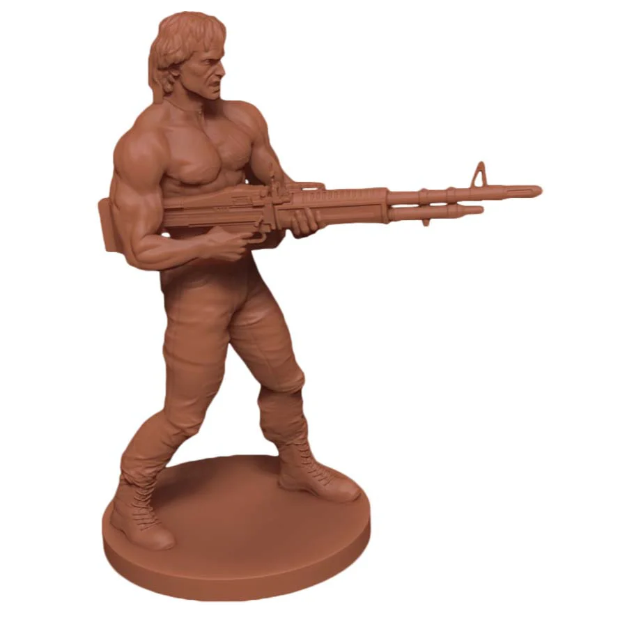 Everyday Heroes RPG: Cinematic Adventure - Rambo Miniature