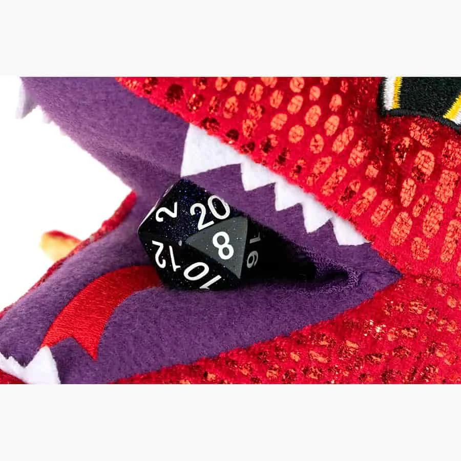 Fanroll: Dragon Plush Dice Bag - Red - Image 2