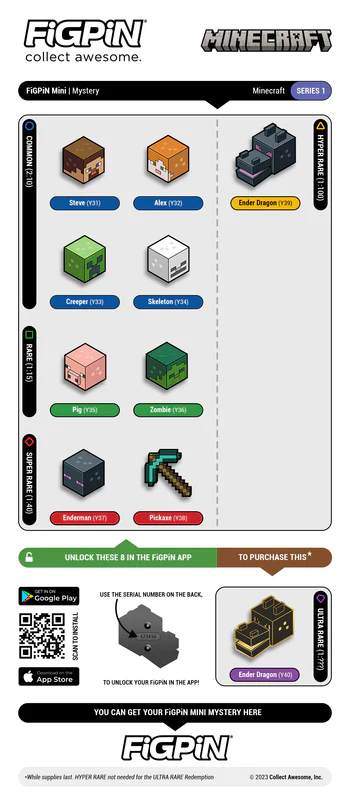 FiGPiN Minecraft Mystery Series 1 - Image 2