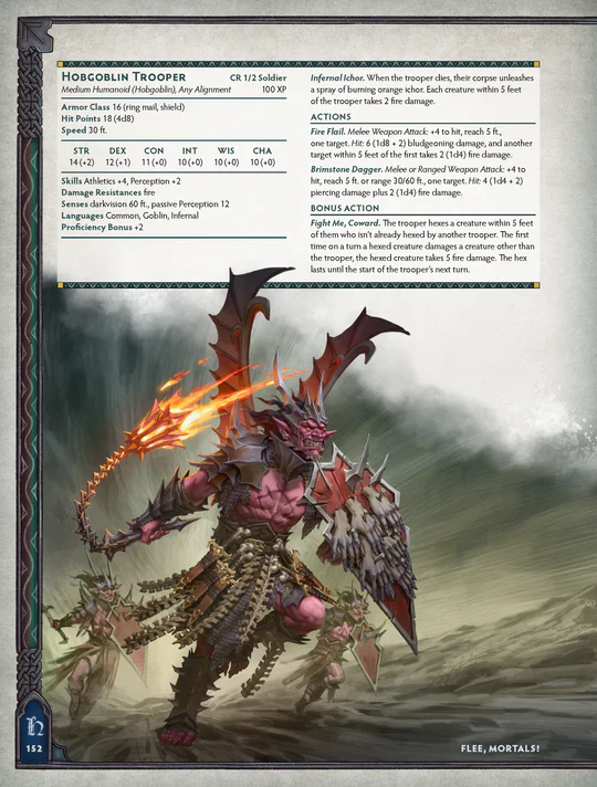 Flee, Mortals!: The MCDM Monster Book (5e) (Deluxe) - Image 4