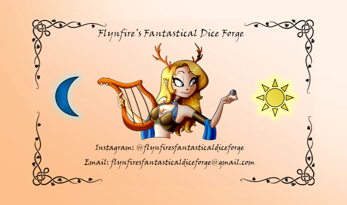 Flynfire's Fantastical Dice Forge: Locally Made Handcrafted Dice