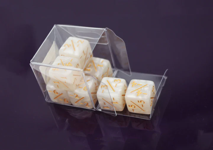 Foam Brain Games: -1/-1 Pearl White Counters for Magic - set of 8 - Image 3